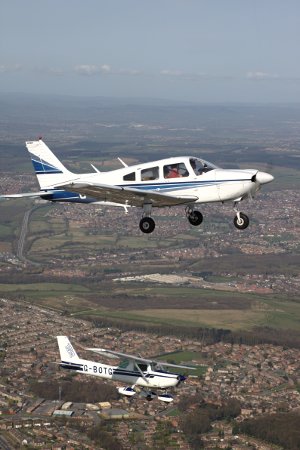 Donair Aircraft over Nottingham