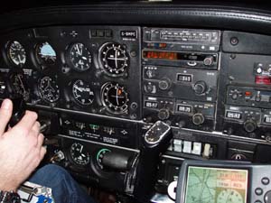 Cockpit at night - COPYRIGHT M.Nutt