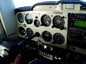 Cessna 152 Training Aircraft Cockpit - COPYRIGHT D.Nutt